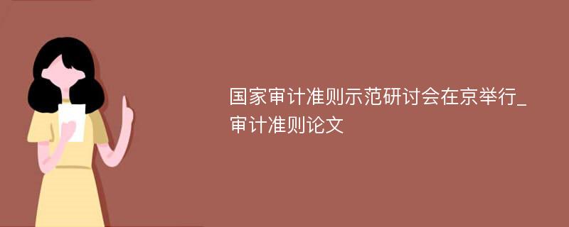 国家审计准则示范研讨会在京举行_审计准则论文