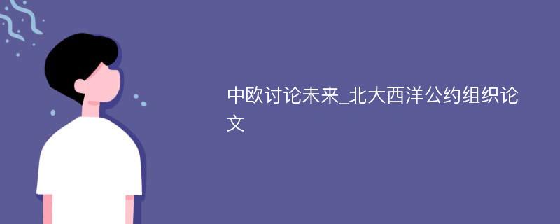 中欧讨论未来_北大西洋公约组织论文