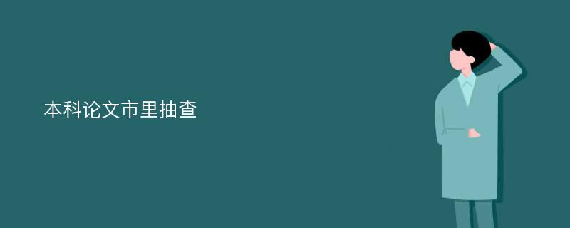 本科论文市里抽查