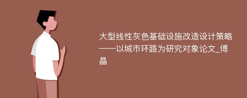 大型线性灰色基础设施改造设计策略——以城市环路为研究对象论文_傅晶